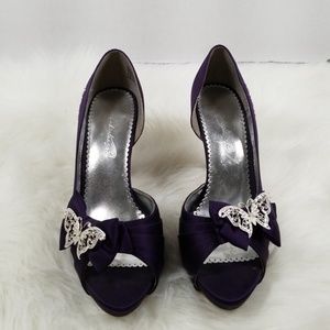 *SALE* Unique Purple Michelangelo Heels